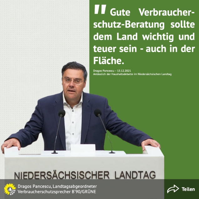 Investitionen in den Verbraucherschutz