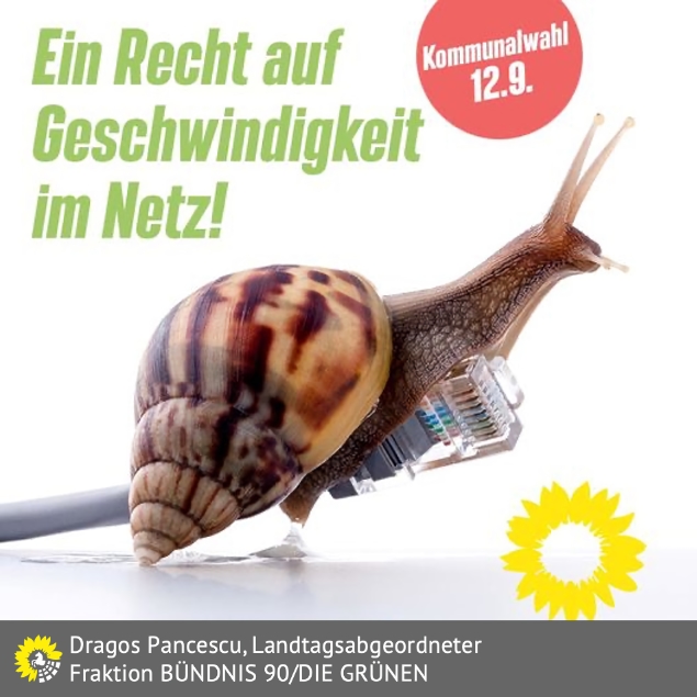 Recht auf Geschwindigkeit im Netz