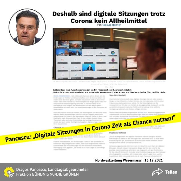 PM - Digitale Sitzungen kein Allheilmittel