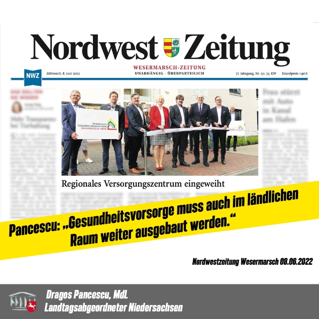 Regionales Versorgungszentrum eingeweiht